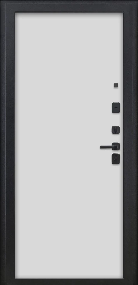 Входная дверь ДвериПРО L-45 Гладкая белый матовый DPRO220839 внутренняя сторона